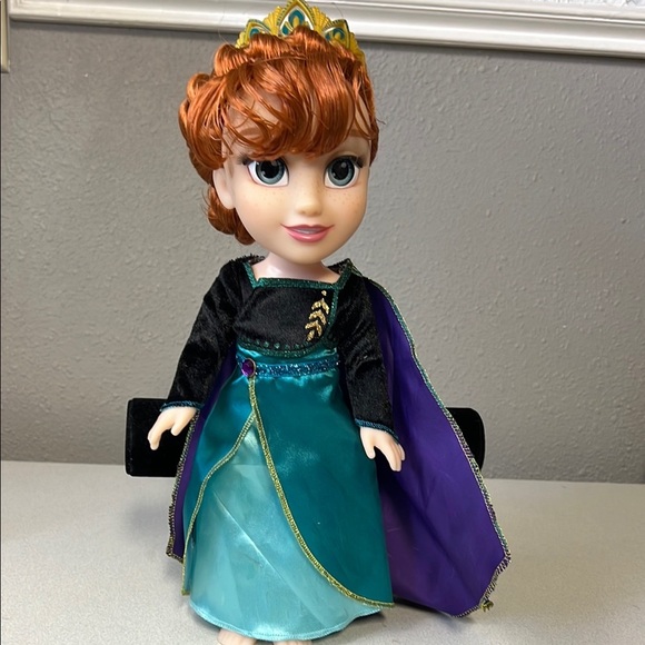 Disney Other - Frozen, Princess Doll with Teal and Purple Dress